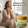 Crema De Magnesio, Crema De Masaje Corporal Para Aliviar Los