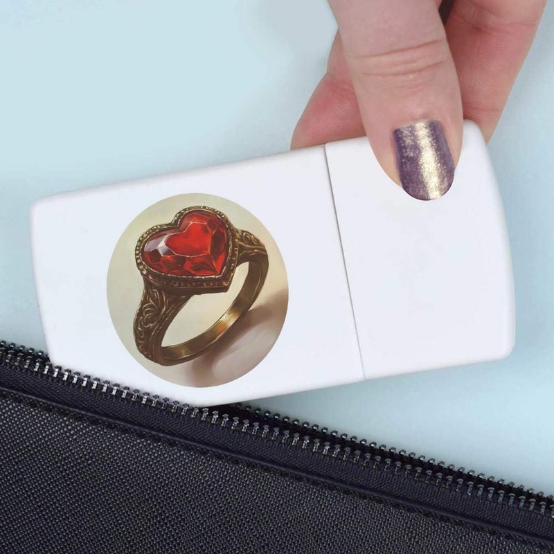'Heart Ring' Pill Box with Tablet Splitter (PI00033301)