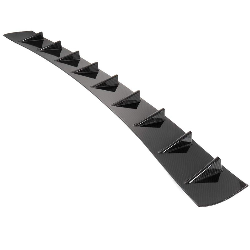 FINDAUTO ABS Rear Roof 9 Shark Fin Style Spoiler Wing