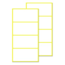 100 x 50 mm, 600 Pack, Matte White Sticky Labels Stickers