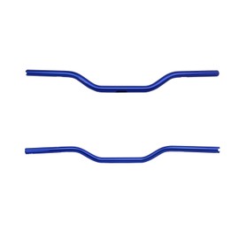 POWER JAMES Blue Aluminum Straight Handlebar Drag Bar 31.0" Width Fits for Compatible with Harley Davidson Softail, Dyna FXD, Road King, FXBB, FXLRS, FXLRST (T6 Blue)