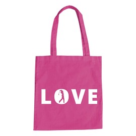 Love Golf Cotton Bag - Motion Golf Putten Tee Hole Perforated Love Pink