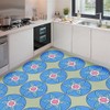 10Pcs 15x15cm Beautiful Kitchen Floor Sticker Non-Slip Removable Waterproof Wall