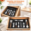 Bandeja Extensible Para Cajones De Cocina 8 Compartimentos