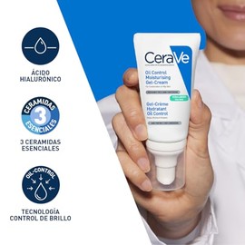 CeraVe Oil Control Gel-Crema Hidratante y Matificante para Piel Grasa 52ml
