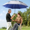 G4Free Vented UV Golf/Beach Umbrella 68" Arc, Auto Open Oversize