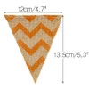 jijAcraft 2.8M Rustic Burlap Banner Bunting,Burlap Triangle Flags Hessian Banner