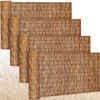 Barydat 4 Pcs 3 x 16.4 ft Bamboo Privacy Screen,