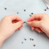 250Pcs Colored Acrylic Beads, with Holes, 4Mm Hole Diameter, Multi-Functional