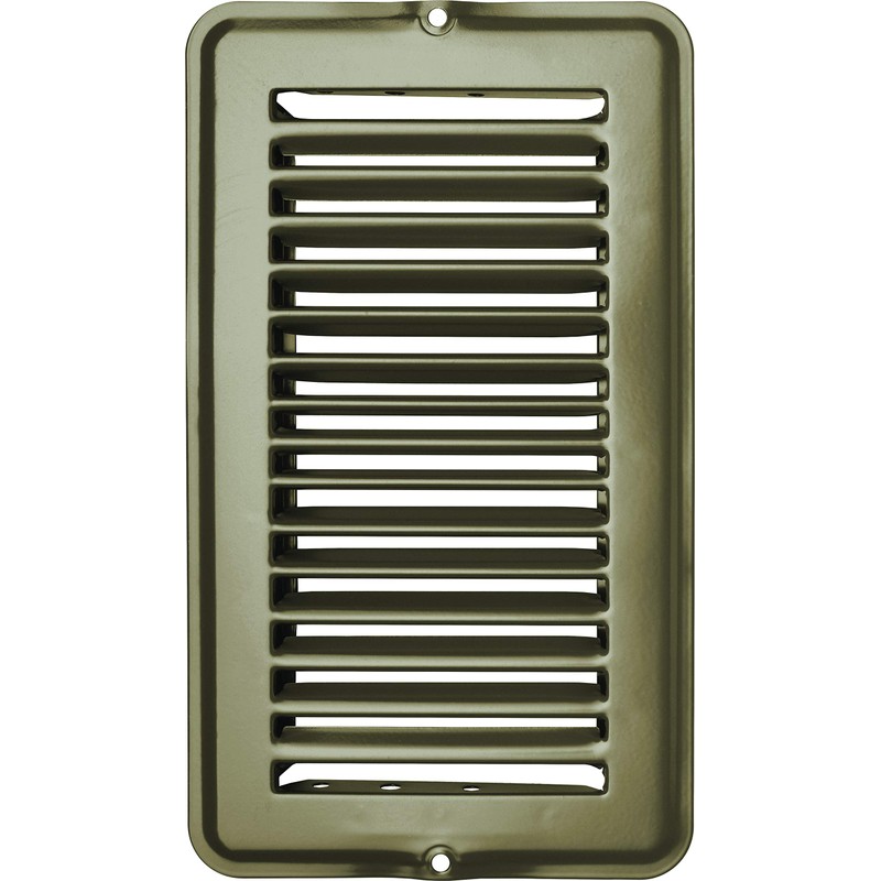 RV Designer H872, Metal Floor Register, Undampered, 7.5 inch x