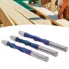 3 Piezas 1/4 Vástago Flush Trim Router Bit Set Carburo