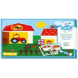 DJECO Hide and Seek Foam Sticker Collage