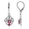 Silvershake Simulated Color Change Alexandrite 925 Sterling Silver Victorian Style
