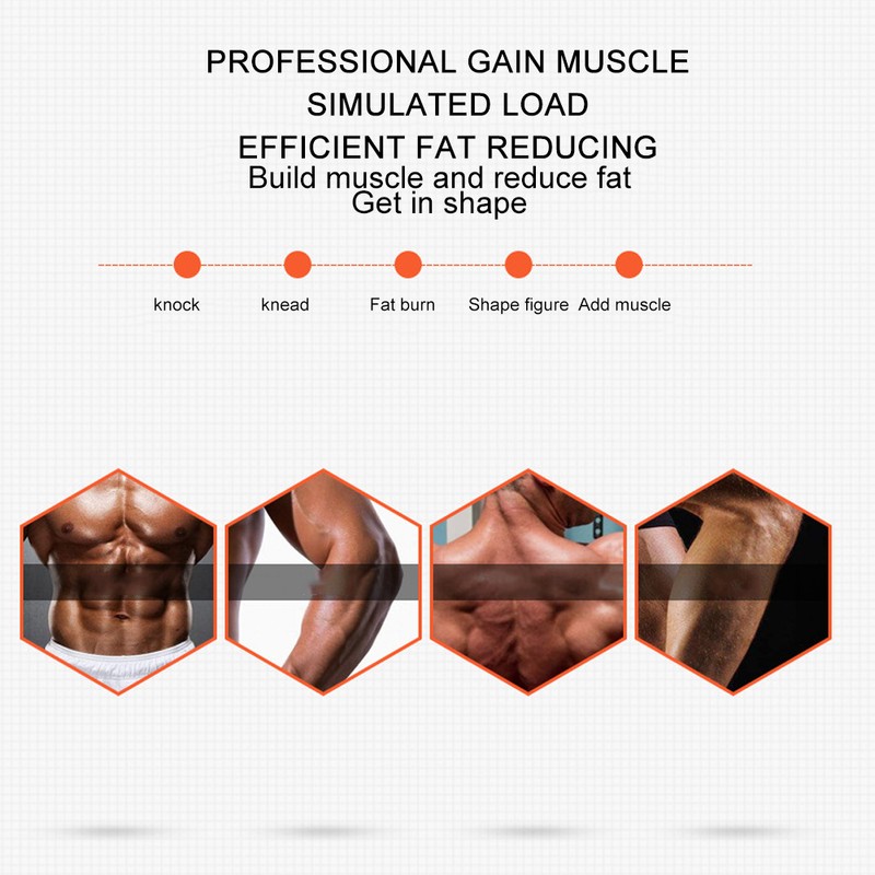 Abdominal Muscle Stimulator Body Toning Trainer ABS Arm Stimulator Training