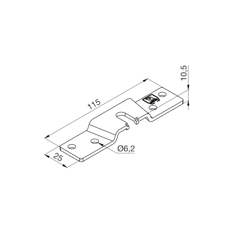 HELM 140 Support Flange, Stainless Steel