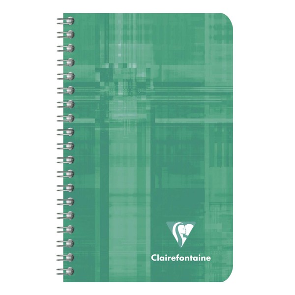 Clairefontaine 8580C - Pack of 10 Spiral Bound Notebooks 7.5