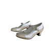 La Senorita Spanish Flamenco Shoes, silver