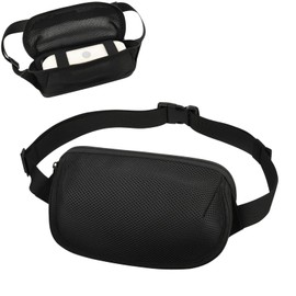 TXEsign Sling Backpack Mesh Bag for JBL Charge 3/JBL Charge 4/JBL Charge 5/Beats Pill+/Bushnell Wingman GPS Speaker Hiking Travel Carrying Case Crossbody Shoulder Bag Fanny Pack with Side Pocket