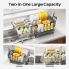 SNTD Dish Drying Rack - Extendable Dish Rack, Large Sink