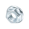 sourcing map 5/16"-18 Serrated Flange Hex Lock Nuts, Carbon Steel