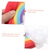 IWOWHERO Gentle Massage Deep Cleansing 2 Pack Rainbow Bath Flowers