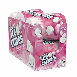 Ice Breakers Ice Cubes Sugar Free Gum Xylitol, Bubble Breeze 40 Count Pack of 6