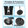 RAIACE Hard Storage Case Compatible with Skullcandy Crusher/Hesh/Evo Over-Ear Earphones,