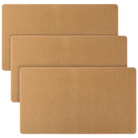 Tinideya 3 Pcs Coir Doormat Bulk Welcome Mat for Outdoor Indoor Artificial Blank Plain Door Mat with Non Slip Rubber Backing Doormat for Crafting Painting Entrance Door Rugs Porch (29 x 17 Inches)