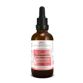 Red Root Sage Tincture - 50 ml, Red Root Sage (Salvia Miltiorrhiza) Drops, 1:4 Extract, Top Premium Quality, Made in Austria, Vegan