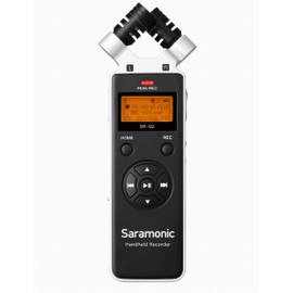 Saramonic Handheld Recorder w/Stereo X/Y Cond. Mics, 8GB Card, Furry & Foam Windscreen, Case, More (SR-Q2)