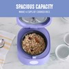 GreenLife Digital Rice Cooker, 2-Cups Uncooked/4-Cups Cooked, Removable Nonstick Ceramic