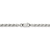 The Black Bow 3mm Sterling Silver Solid Flat Rope Chain