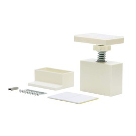 Heian Shindoh Industrial Labrico EXO-1 DIY Storage Parts, 2 x 4 Adjusters, Strong Type, Off-White, Maximum Load Capacity 88.2 lbs (40 kg)