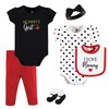 Hudson Baby Unisex Baby Cotton Layette Set, Girl Mommy Red