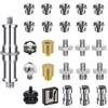 26 piezas Tornillo de Cámara Adaptador Rosca Tripode Convertidor 1/4"