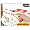 ZAselect 10M THICK GARDEN OUTDOOR CLOTHES LINE EASY TO TIGHT..