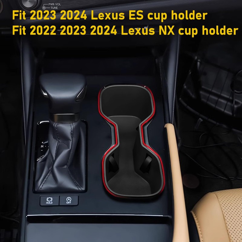 Compatible with 2023 2024 2025 Lexus ES Cup Holder Insert
