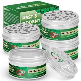 4 Pack Peppermint Skunk Repellent, Natural Raccoon Repellent Keep Skunks Out from Outdoor Yard Under House Attic Garden, Long-Lasting Protection, Safe for Dogs and Children