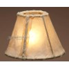 Mission Del Rey Southwestern Rawhide Chandelier Lamp Shade 6"