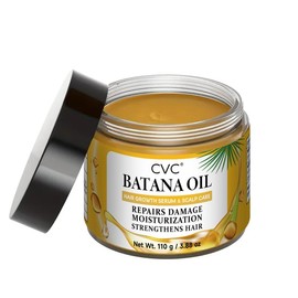 Batana Oil for Hair Growth: Batana Oil Sourced from Honduras - CVC Batana Oil - Prevent Hair Loss, Moisturize Scalp, Restore Dry Damaged Hair 110g/3.88 oz