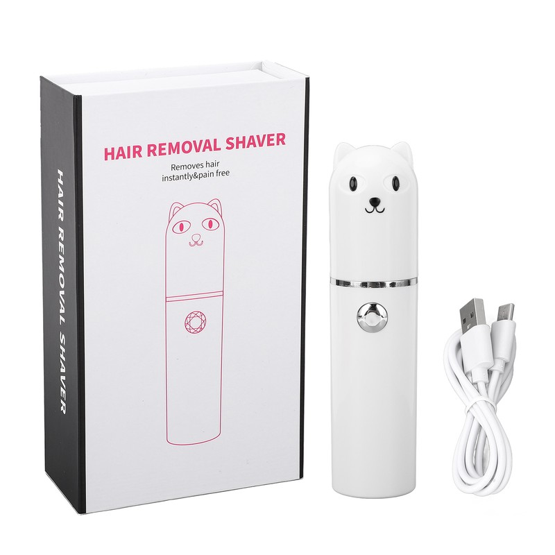 Mini Beard Trimmer USB Charging Electric Pocket Beard Clipper Gentle