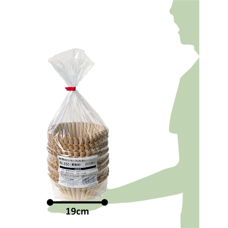 Strix Design DR-466 Unbleached Coffee Filters (Kenaf Included) 200 Sheets