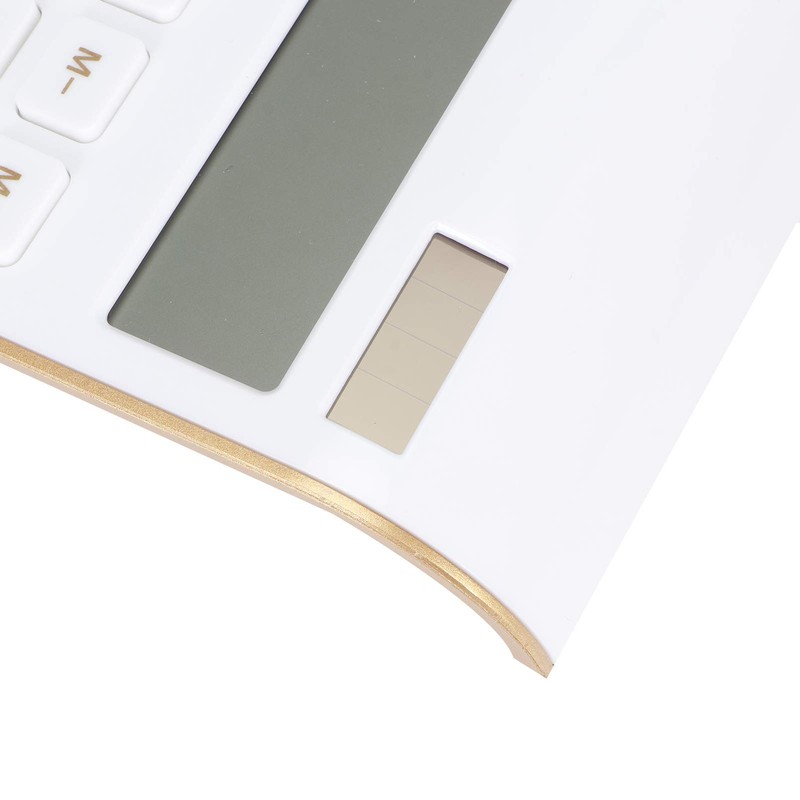 Calculator, 10 Digits Large Buttons Calculator, Solar Desktop Calculator with