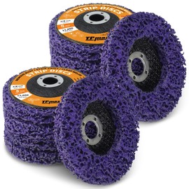 TPmax 5" x7/8'' Stripping Discs Rust Remover Wheel Remove Paint and Oxidation Poly Strip Wheel Disc Abrasive Angle Grinding Wheel - 10 Pack(Purple)