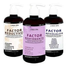 Tri Pack Aceites Masaje Reduce Reafirma Anticelulitis 500 Ml