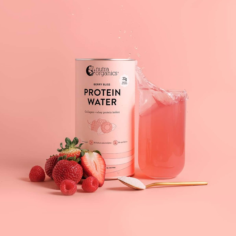 Nutra Organics Protein Water - Berry Bliss, 450g