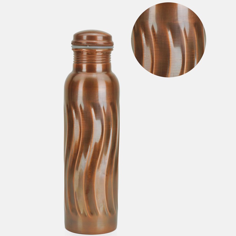 Pure Copper Water Bottle with Ayurvedic Benefits, Copper Bottle with