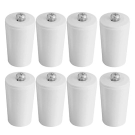 iTauyees Set of 8 roller shutter stoppers, 40 mm, stop buffer stoppers for roller shutters, white