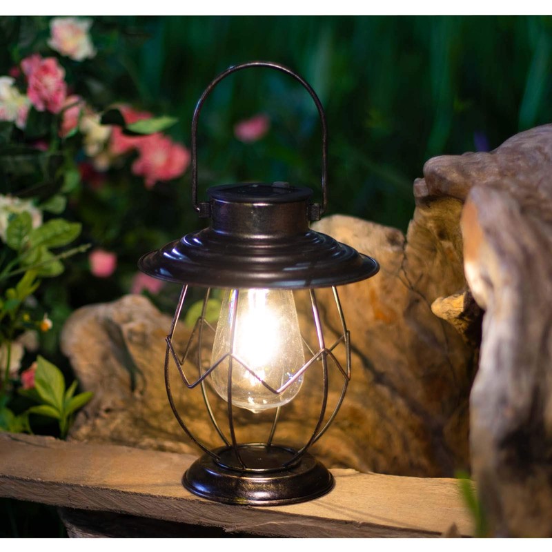 2 Pack Solar Lanterns Outdoor Hanging Solar Lights Decoration with