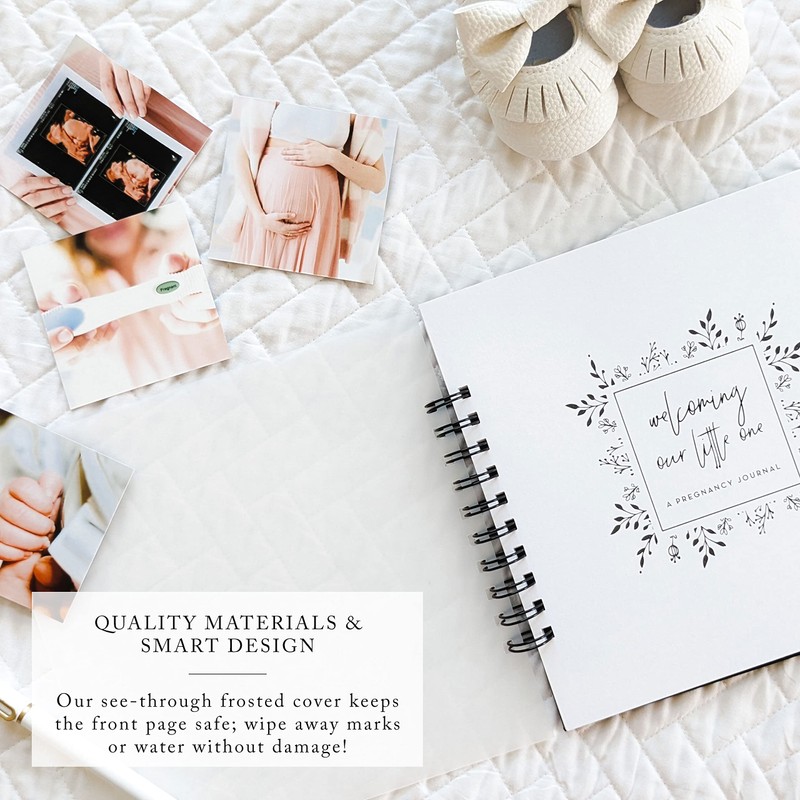 Pregnancy Journal: Welcoming Our Little One, A simple black and